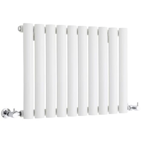 Hudson Reed Vitality – Radiateur Design Horizontal Compact – Blanc – 40 x 59.5cm