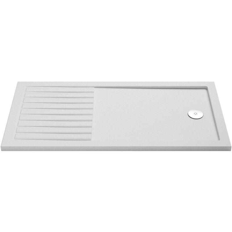 Hudson Reed Slip Resistant Walk In Rectangular Shower Tray 1600mm x 800mm - White