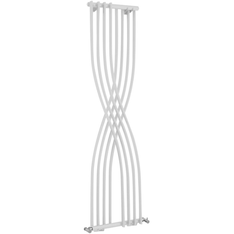 Hudson Reed - Xcite Designer Vertical Radiator 1775mm h x 450mm w - High Gloss White