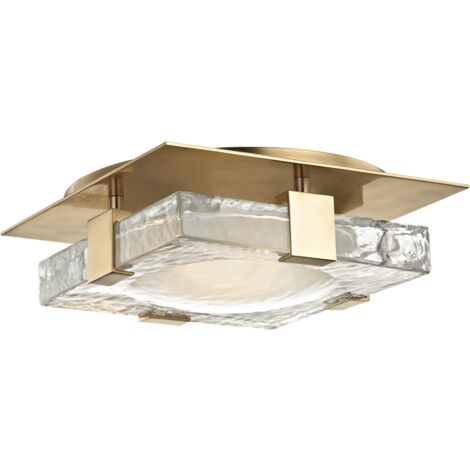 Hudson Valley Bourne  Applique Murale Led Laiton Vieilli