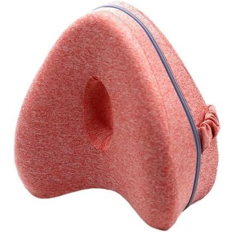 Hüftstützkissen – Lindert Ischias- und Beinschmerzen bei Seitenschläfern, Zwischenbeinkissen zum Schlafen (Rosa)