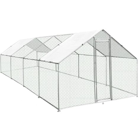 Hühnerstall Hühnerfreilauf Hühnergehege Auslauf Outdoor-Hühnerkäfig UV Geflügel