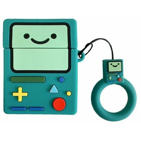 Hülle für Airpods 1 und 2, Smile Game Boy Form AirPods Zubehör Kits, weiches Silikon 3D niedliche lustige coole Cartoon-Figur Kawaii Airpods Cover für Kinder Teenager Jungen Mädchen Männer