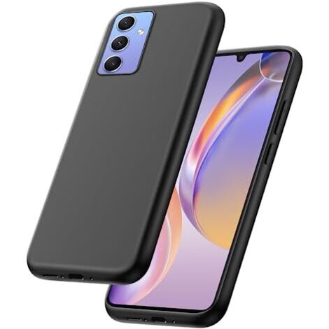 Hülle für Samsung Galaxy A34 Hülle schwarz Silikon matt dünn SM-A346B