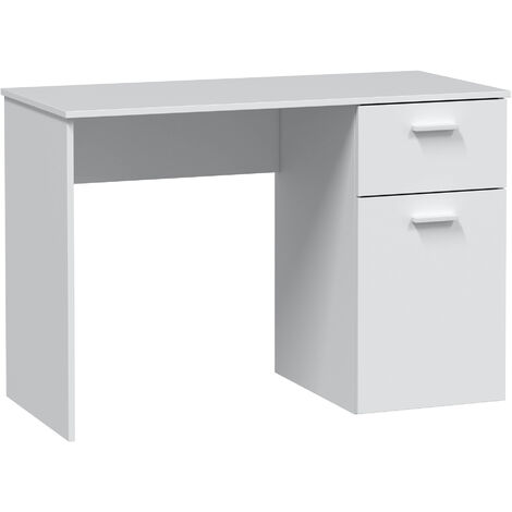Huelva Schreibtisch 1 Tür 1 Schublade weiß, 108 cm