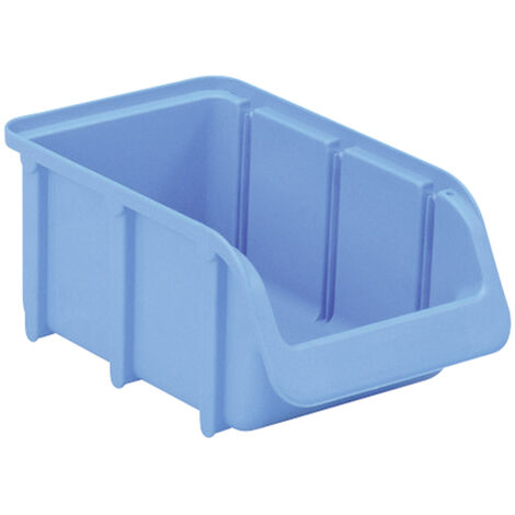 Hünersdorff 672300 Sichtlagerkasten 2 (B x H x T) 102 x 74 x 164 mm Blau 1 St.