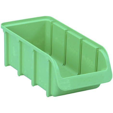 Hünersdorff 682400 Sichtlagerkasten (B x H x T) 215 x 100 x 75 mm Grün 1 St.