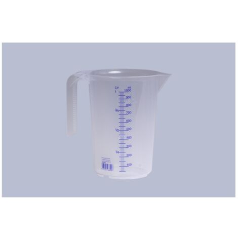 HÜNERSDORFF 936500 Messkanne  1000 ml Polypropylen transparent D117xH165mm Griff
