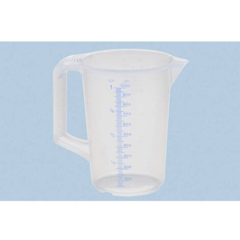 hünersdorff Bidon gradué 1000 ml Polypropylène transparent - 936000
