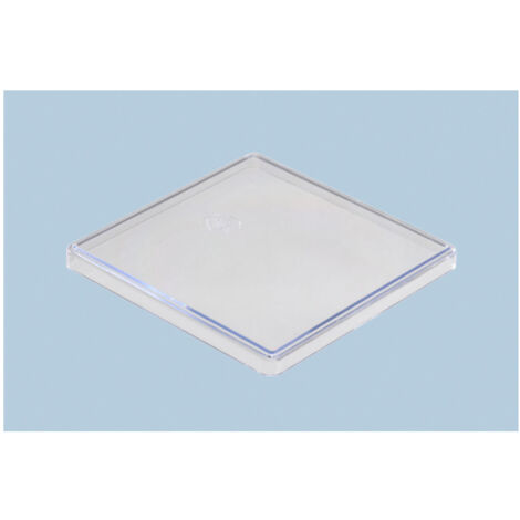 Hünersdorff Deckel für Einsatzbox PS, 108 x 108 mm glasklar