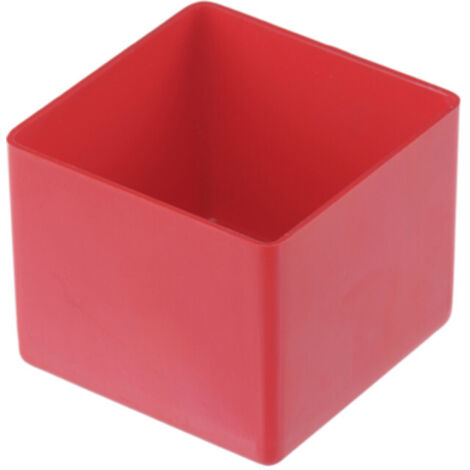 Hünersdorff Einsatzbox aus PS, 54x54x45 mm rot
