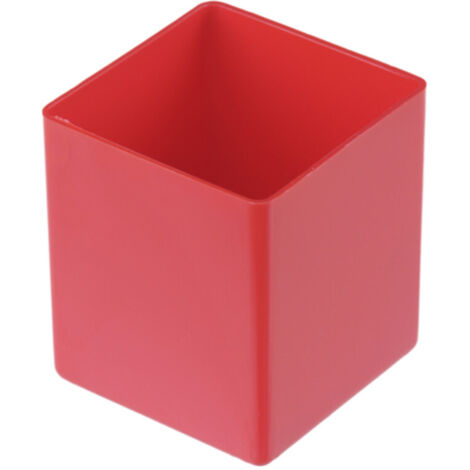 Hünersdorff Einsatzbox aus PS, 54x54x63 mm rot