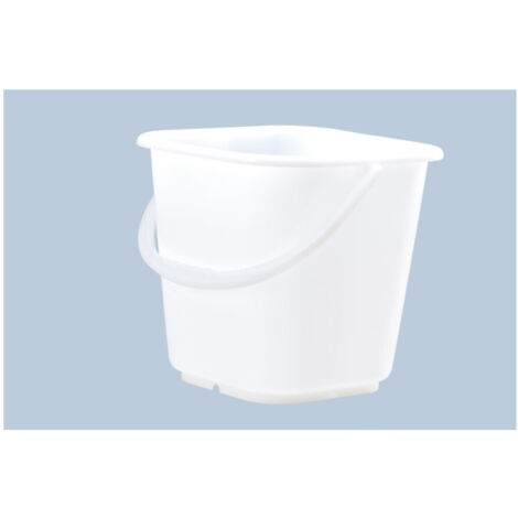 Hünersdorff Industrie-Eimer 14 L, eckig naturfarben, HDPE