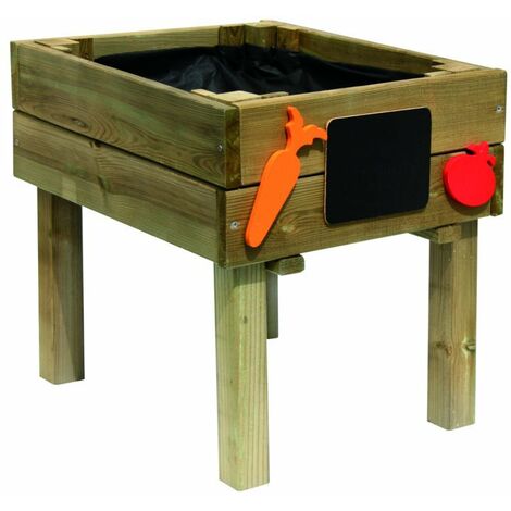 HUERTO INFANTIL MADERA GEOTEXTIL ACCESORIOS 40X50