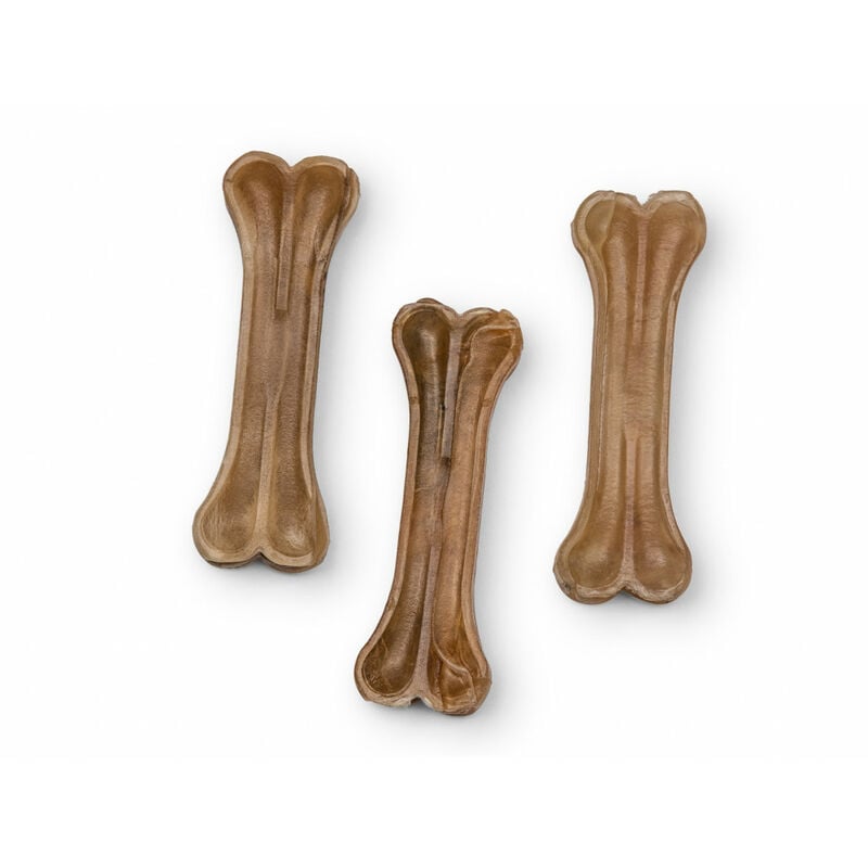

Huesitos naturales prensados. 13 cm x 3 piezas. 180 g.
