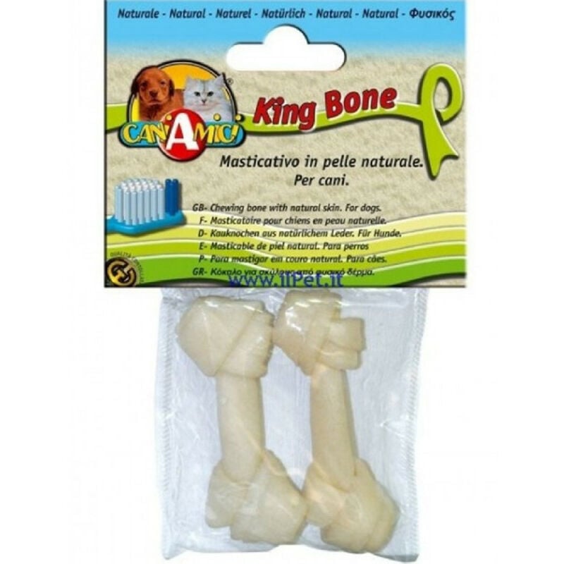 

Hueso King Bone Nudo Blanco 7,5Cm - 2Uds