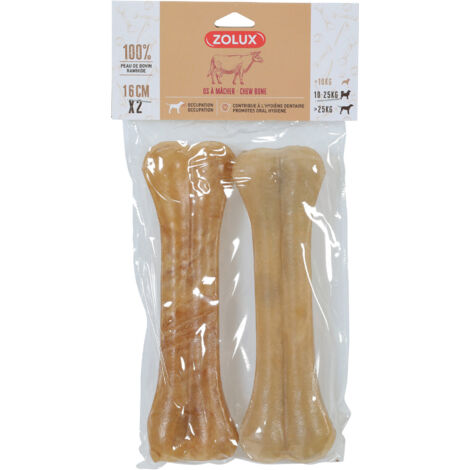Huesos masticables para perros  2 piezas  16 cm - ZOLUX
