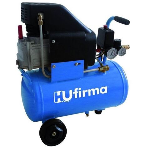 Hufirma Compressore 230V Hucaf-24L 1 con Direttore 2Hp Capacita' 24 Litri per Fai da Te e Giardinaggio