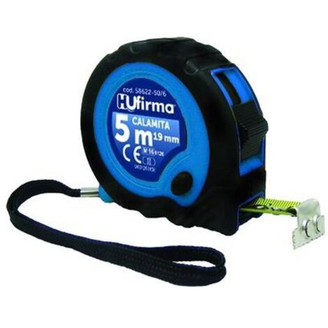 HUFIRMA FLESSOMETRO GOMMATO CON CALAMITA8M-25MM