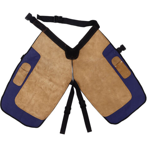 Hufschmiedschürze aus Rindsleder mit Tasche, Hufputzhose, landwirtschaftliches Zubehör aus Segeltuch.
