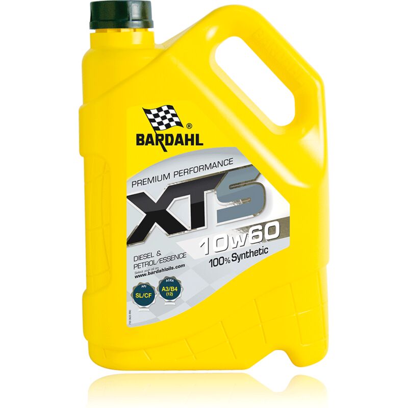 Bardahl - Huile 10W60 xts 100% synthèse A3/B4-12 - 5L