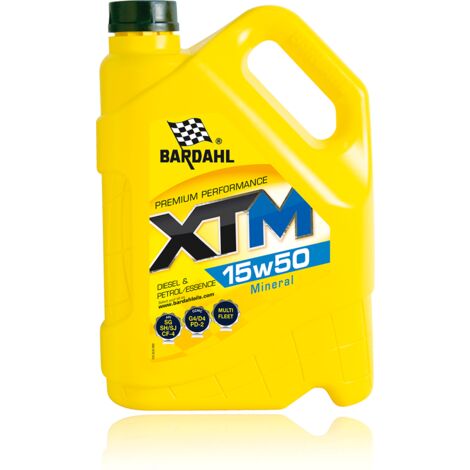 Huile 15w50 Minérale XTM - 5 L - BARDAHL