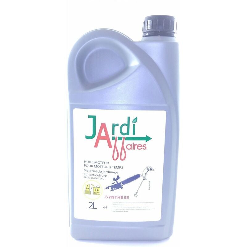Jardiaffaires - Huile 2 temps semi-synthèse professionnelle 2 litres