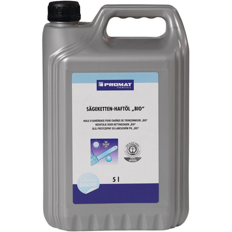 Promat Chemicals - Huile à chaîne de tronçonneuse bio 52 mm²/s (à 40 deTaille c) 5 l bidon chem