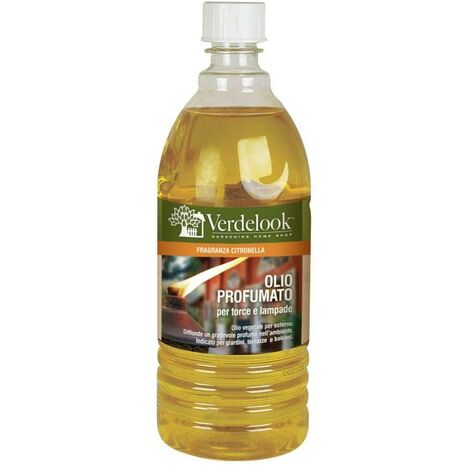 Huile à lampe parfumée pour torches et citronnelle 1 litre