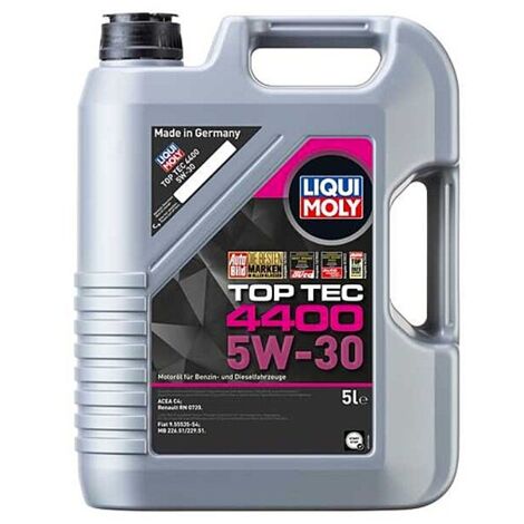 Huile antifriction haute technologie Top Tec 4400 5W30 5L Liqui Moly