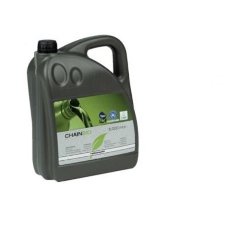 Huile biodégradable pour chaîne de tronçonneuse capacité 5 lt