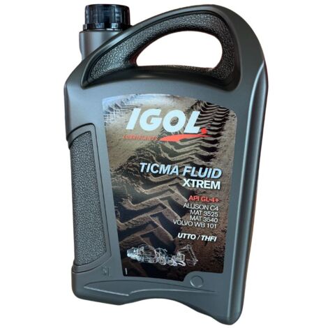 Huile boîte hydrostatique 10W30 – 5 litres – Lubrification optimale pour transmissions hydrostatiques – Normes API GL-4+ – Igol