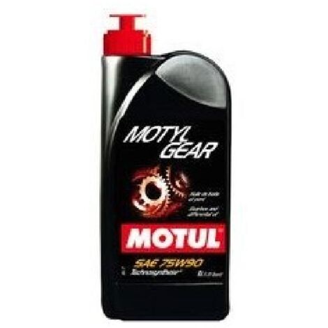 Huile boîte de vitesses SAE 75W90 – 1 litre – Protection contre l'usure – Fluidité à basse température – Performance transmissions manuelles – Motul