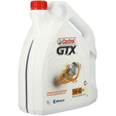 huile CASTROL GTX 5W-40 MV 5L