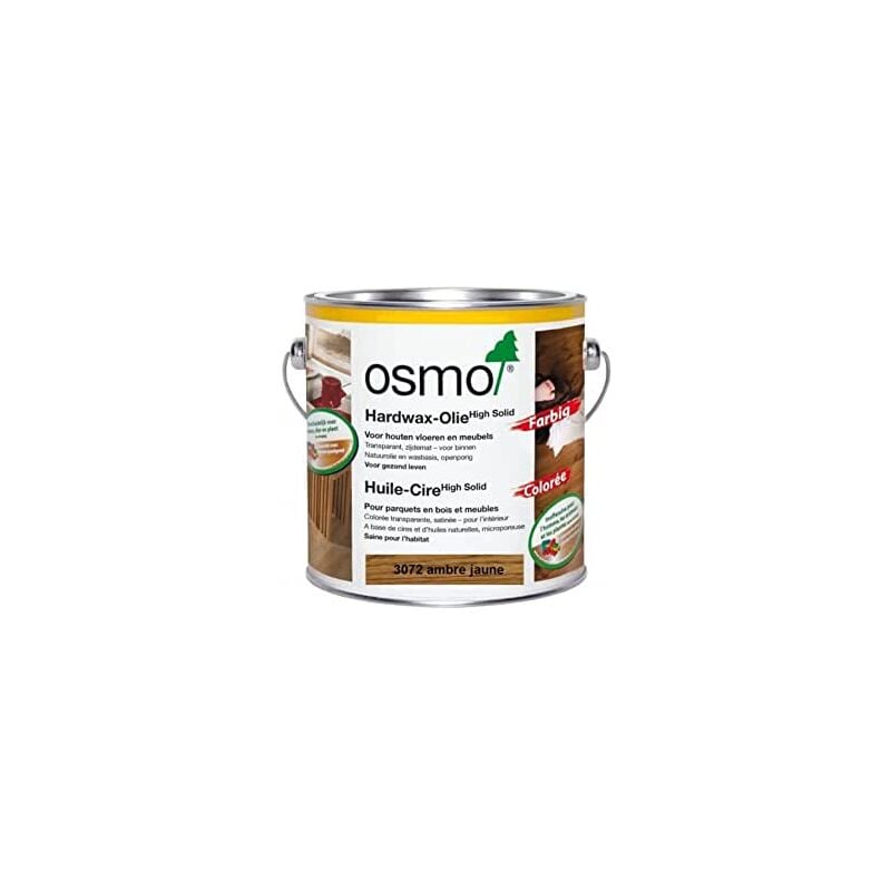 Huile Cire Colorãƒâ€°e Ambre Osmo 3072 0,75l