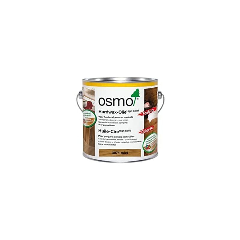 Huile cire colorée miel osmo 3071 0,75L