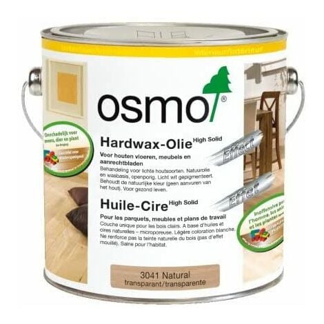 Huile-Cire Effet OSMO Conditionnement: 0,75 Litre - Teinte: Naturel Mate (3041)