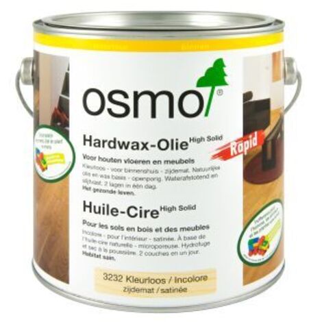 Huile-cire Hartwachs-Öl Rapid incolore Finition : Satin  2,5 L Finition : Satin