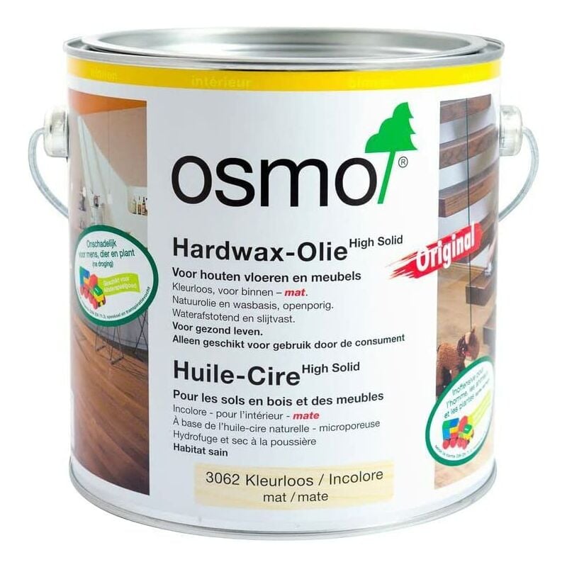 Osmo - Huile-Cire Original incolore (3065 - Semi Mate)
