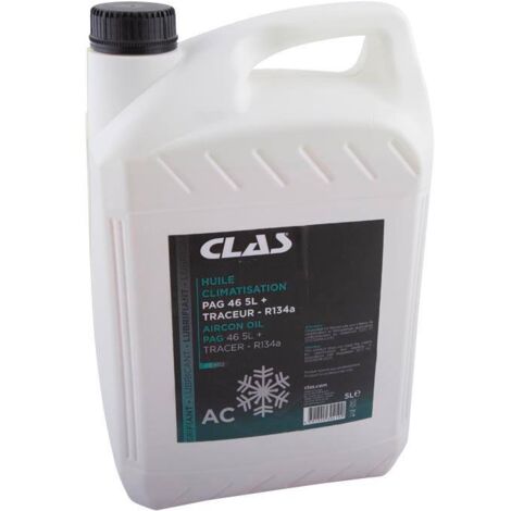 Huile climatisation pag 46 5l + traceur - r134a - CO 6152 - CLAS Equipements