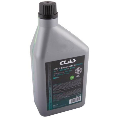 Huile climatisation pag 68 1l + traceur - r134a - CO 6154 - CLAS Equipements