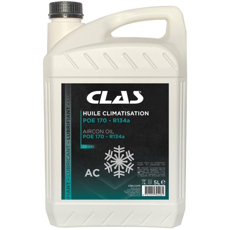 Huile climatisation poe 170 5l - r134a - co 6161 Clas Equipements