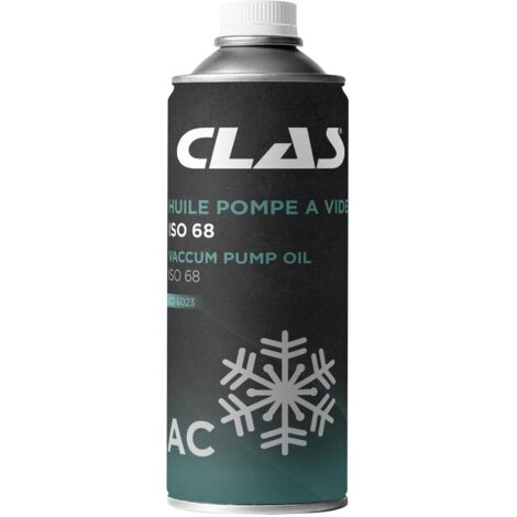 Huile climatisation pompe à vide ISO 68 500ml - CO 6023 - CLAS Equipements
