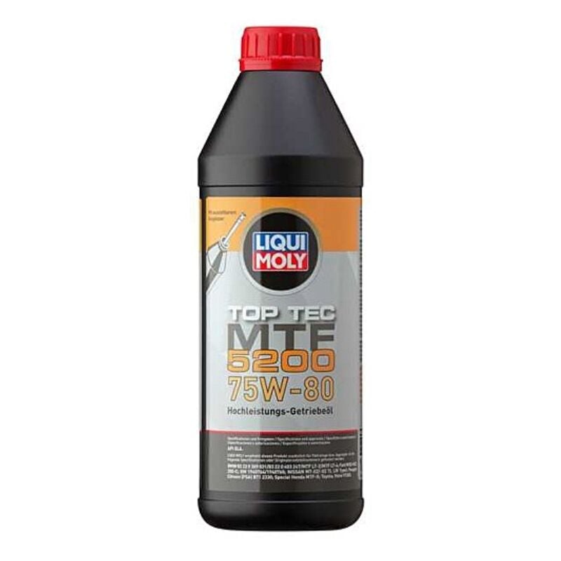 Huile de boîte 75W-80 haute performance Top Tec mtf 5200 1L Liqui Moly