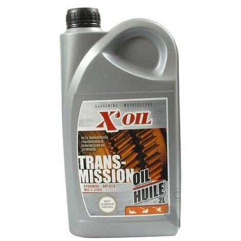 Huile de boite de vitesse 2l – SAE 80W90 minéral – Norme API GL-4, GL-5 – Lubrifiant pour boîtes Peerless et Tecumseh