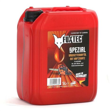 Huile de chaîne tronçonneuse - FUXTEC - 5 litres - également pour élagueuse