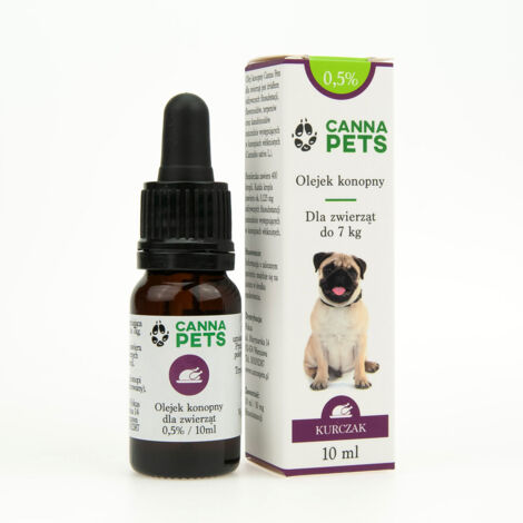 Huile de chanvre 0,5% pour animaux poulet 10 ml