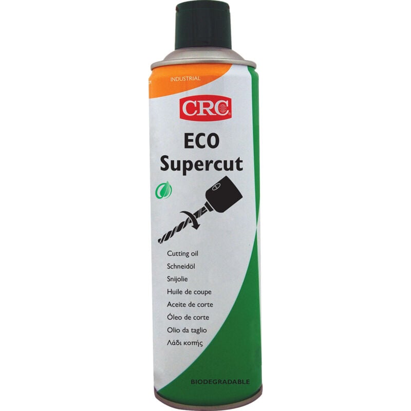 CRC - Huile de coupe eco Supercut 500 ml, Liquide ( Prix pour 1 ). Pour l'usinage des métaux ferreux et non ferreux. Abaisse la chaleur