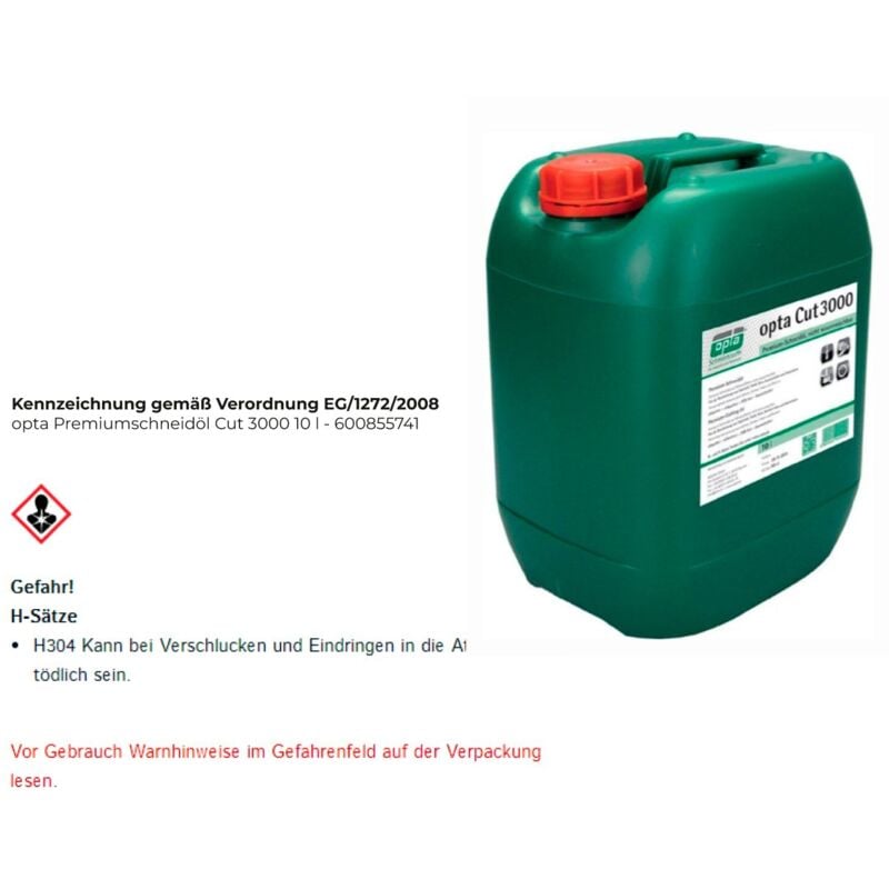 Opta - Huile de coupe premium Cut 3000 10 l - 600855741