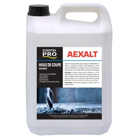 Huile de coupe soluble - Bidon 5L - AEXAL - ESP872